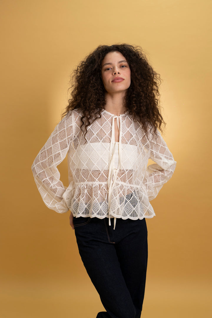Chemisier en broderie