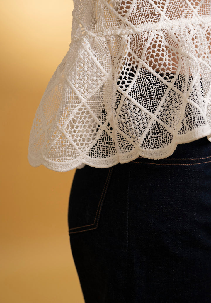 Chemisier en broderie
