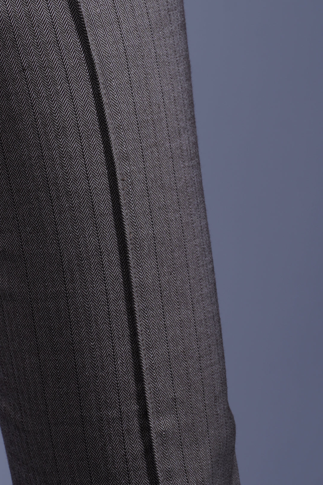 Pantalon bootcut chevron