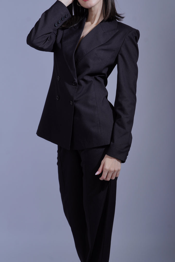 Veste cintrée noire