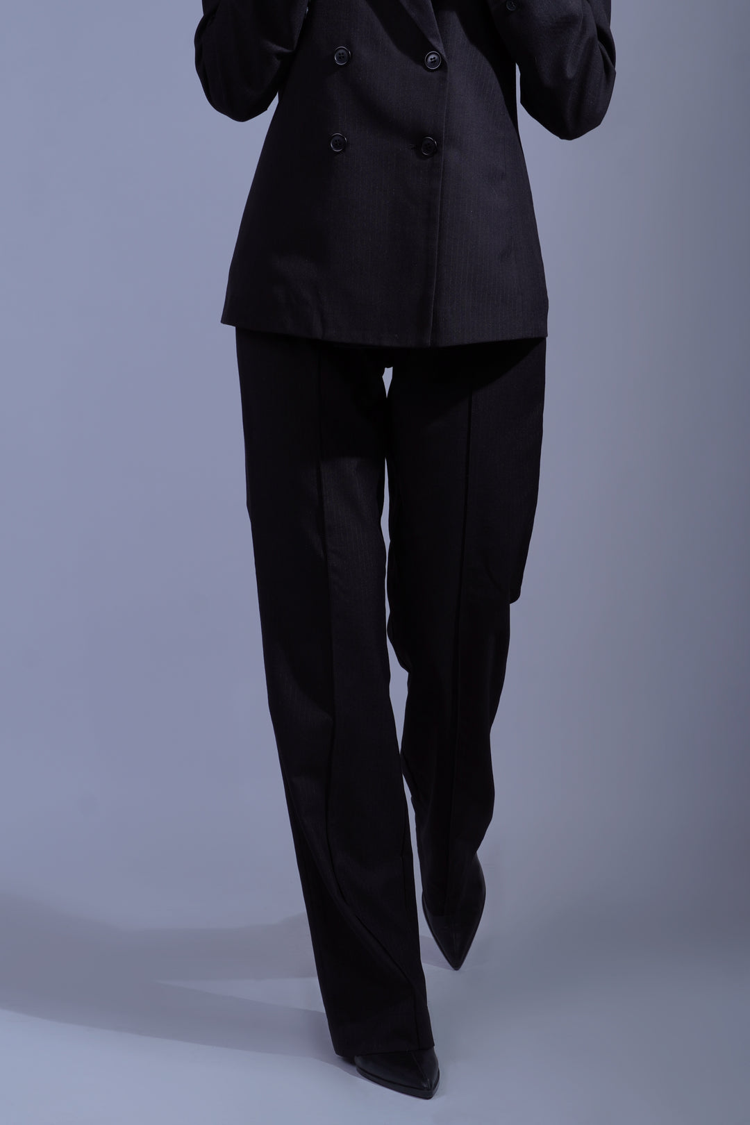 Pantalon bootcut noir