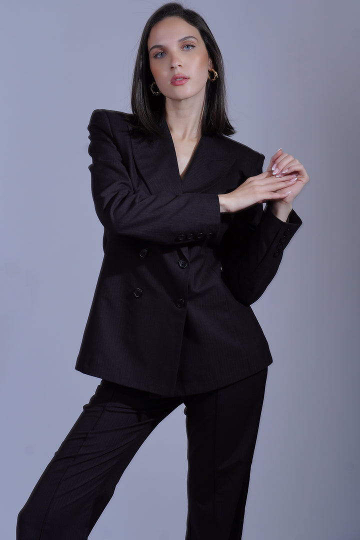 Veste cintrée noire