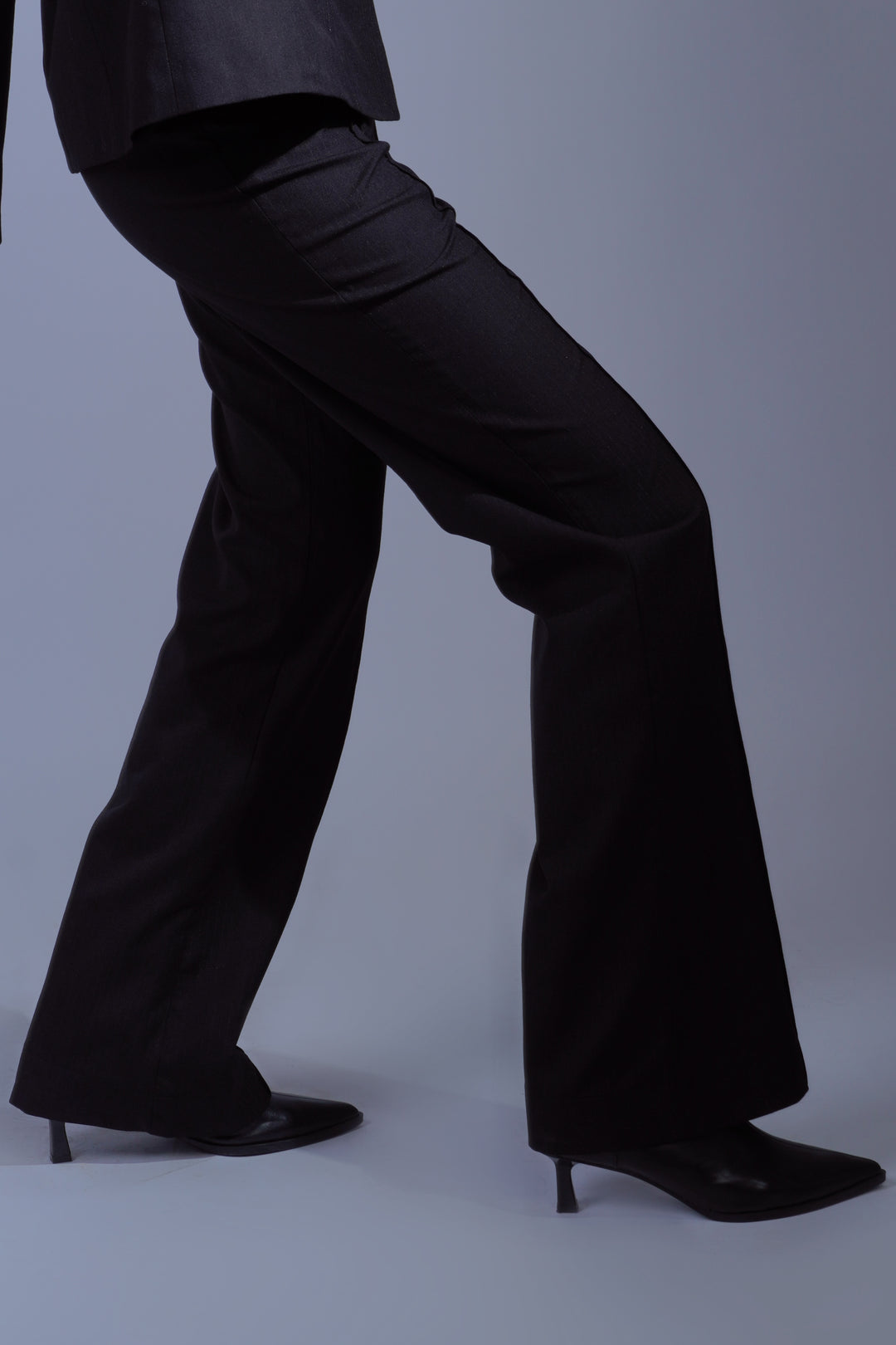 Pantalon bootcut noir