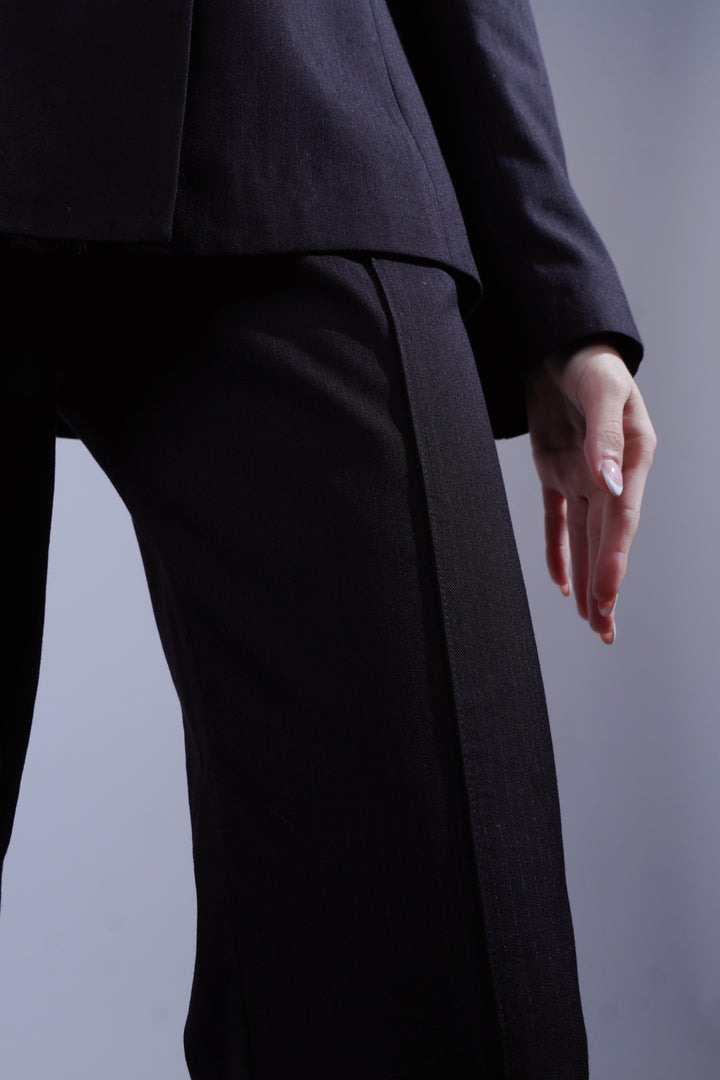 Pantalon bootcut noir