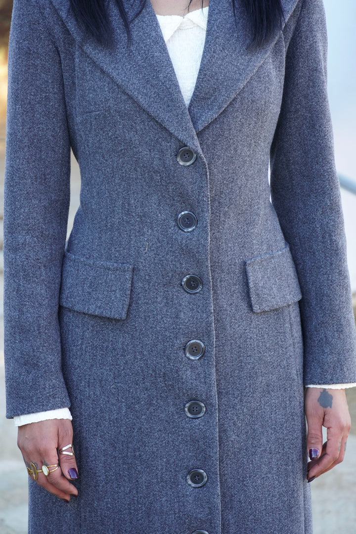 Manteau gris clair