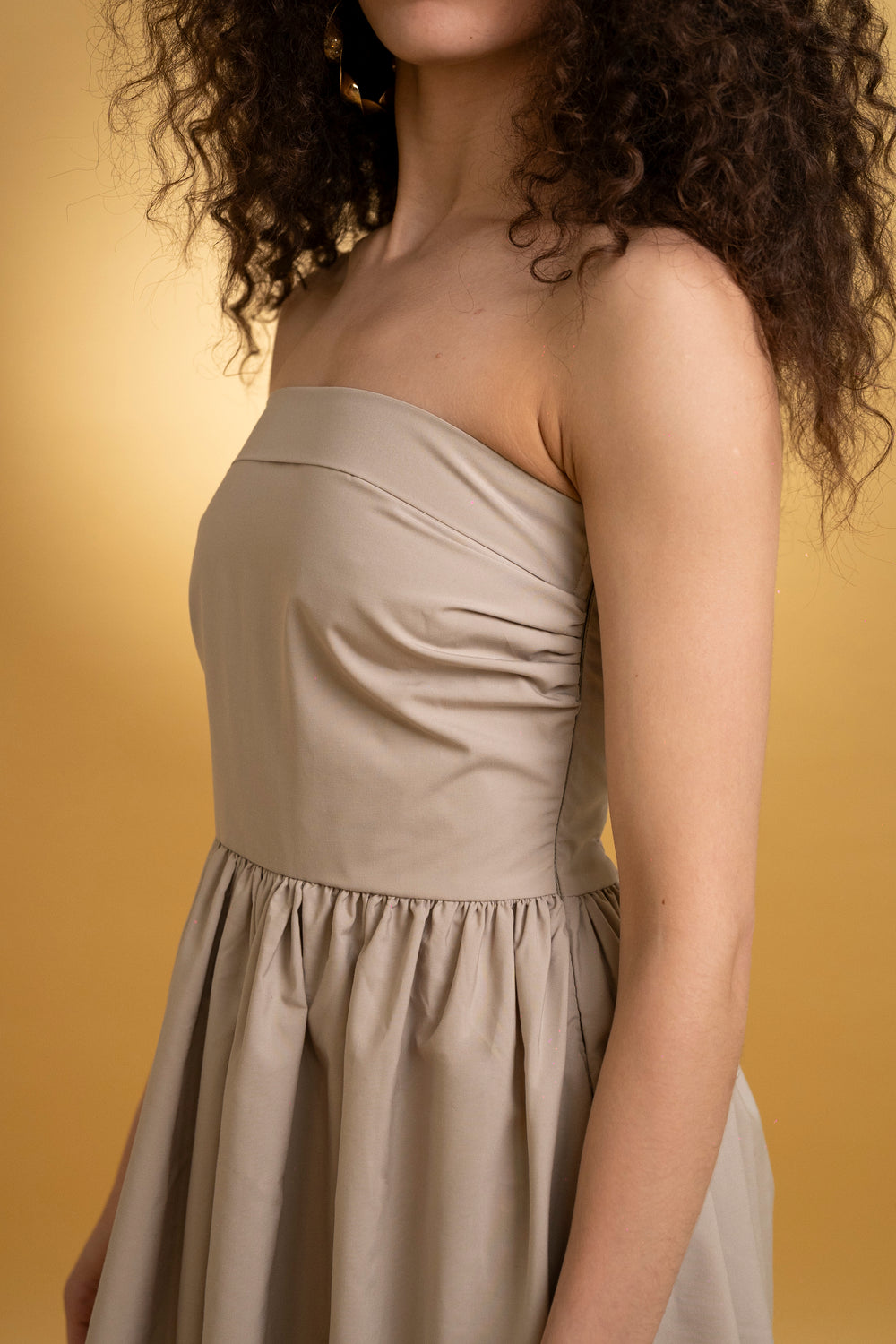 Robe bustier avec broderie