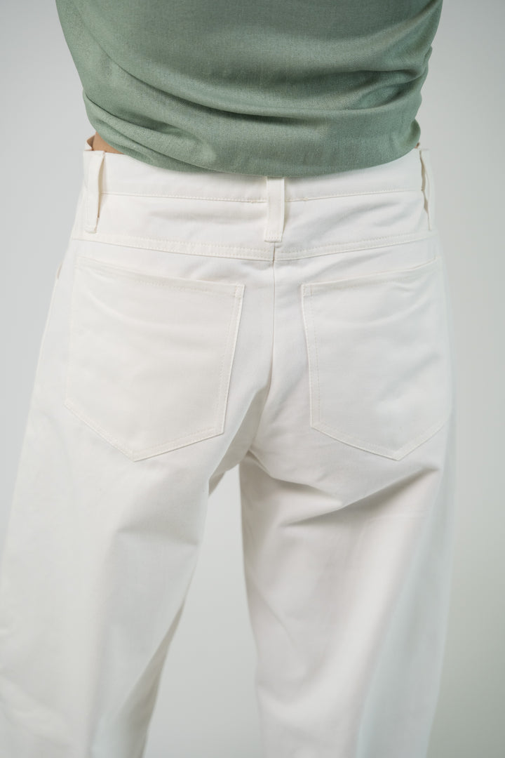 Jean large off white